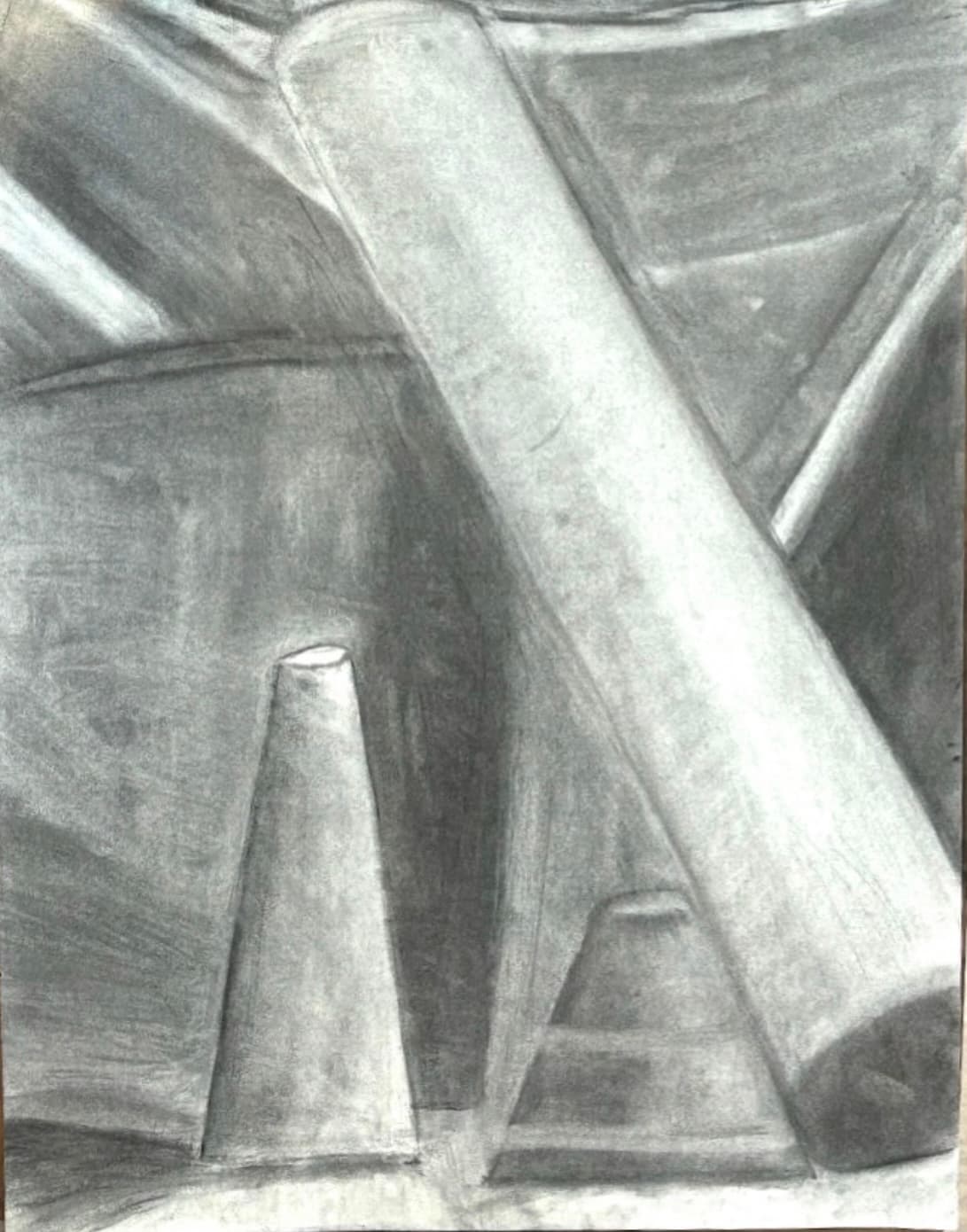 Charcoal still life